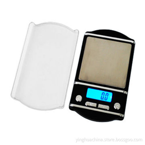 Digital mini electronic pocket scale for calibration, tare jewelry/gold/diamond/pill, portable PSA03